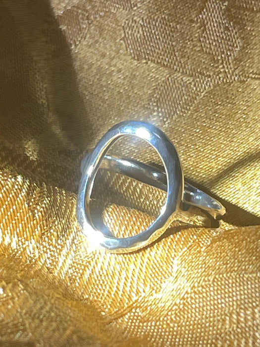 women's ring, 925 silver, oval, minimalist, magical, boho, understated, elegant