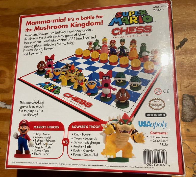 Super Mario Chess Collector's Edition Board Game