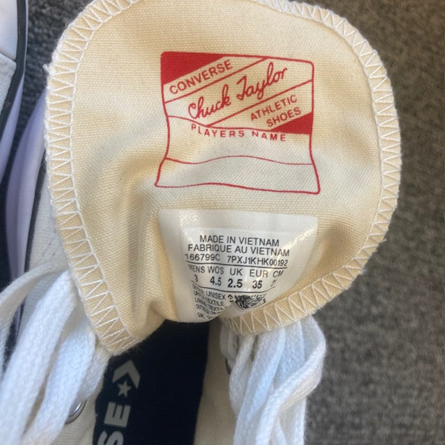 Converse Run Star Hike Platform High Top Women's 4.5 US platform CANVAS 166799C