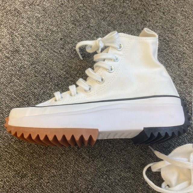 Converse Run Star Hike Platform High Top Women's 4.5 US platform CANVAS 166799C