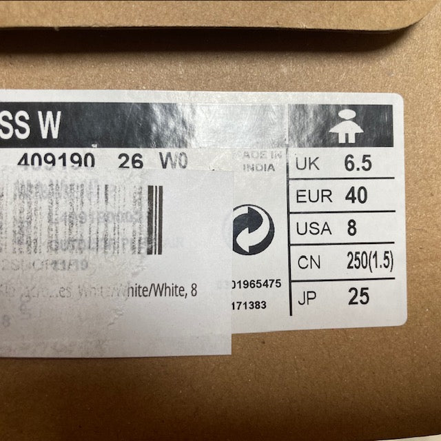 Salomon ALPHACROSS 409190 WOMEN Size US 8 WHITE