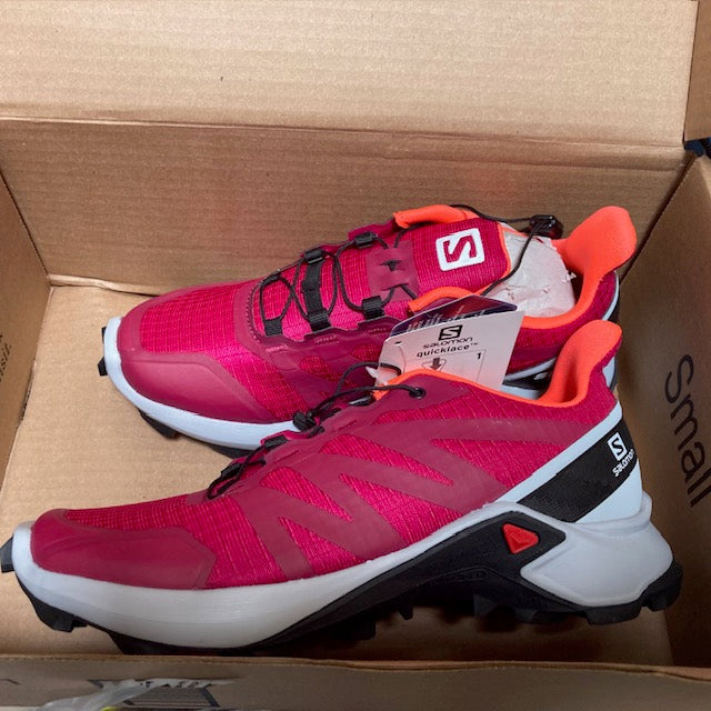 Salomon Supercross Pink Women’s 5.5 Hiking Trail Shoes