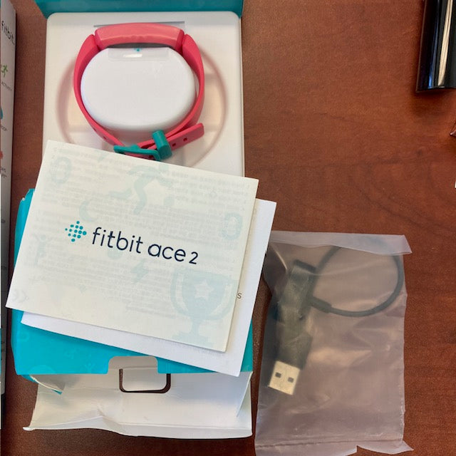 Fitbit Ace 2 Activity Tracker for Kids - Watermelon / Teal Clasp