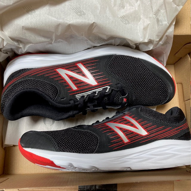 New Balance Low-Cut Sneakers Men US 8.5 Blk/Red M411CR1
