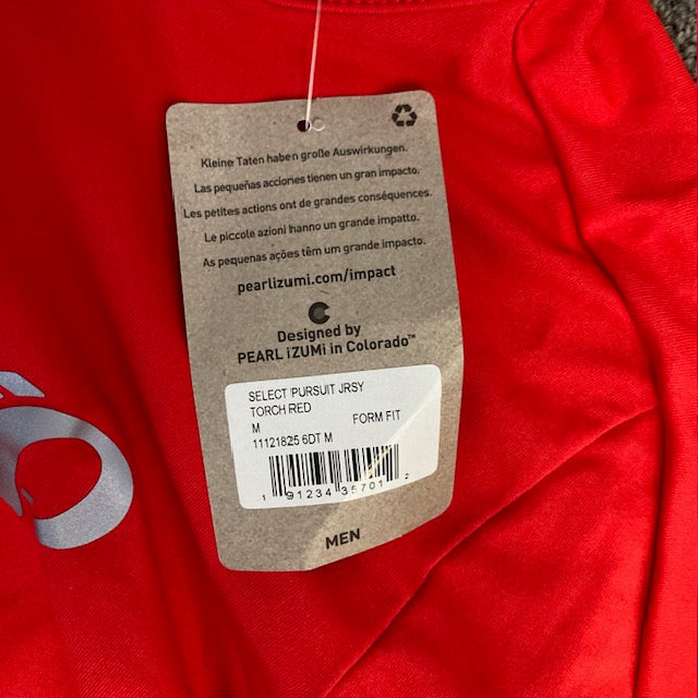 Pearl Izumi Men M select Pursuit red Jersey