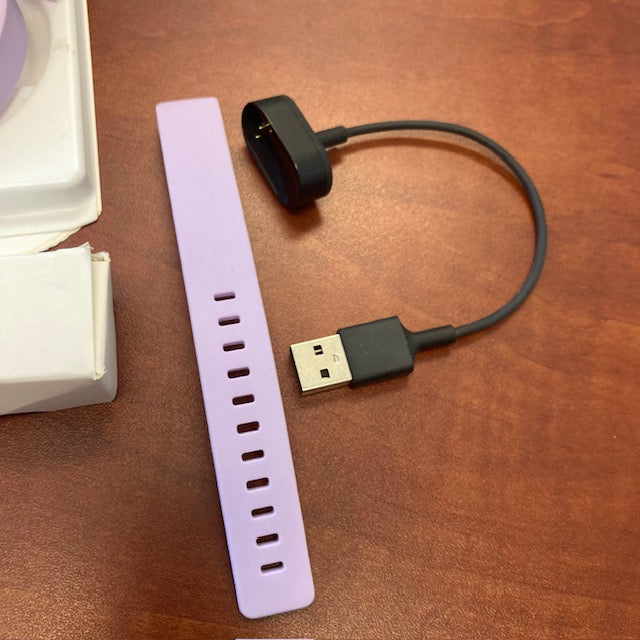 Fitbit Inspire HR Activity Tracker & Heart Rate, lilac/purple Small+Large