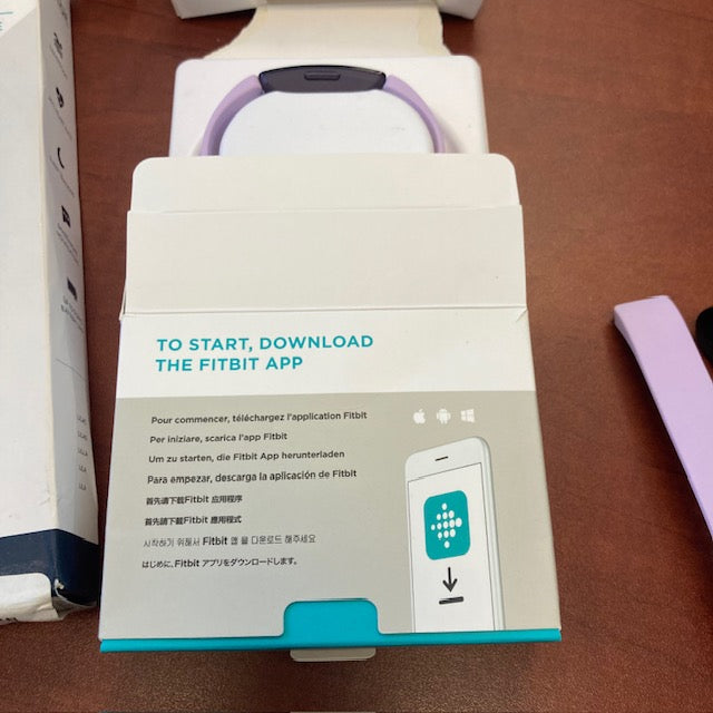 Fitbit Inspire HR Activity Tracker & Heart Rate, lilac/purple Small+Large