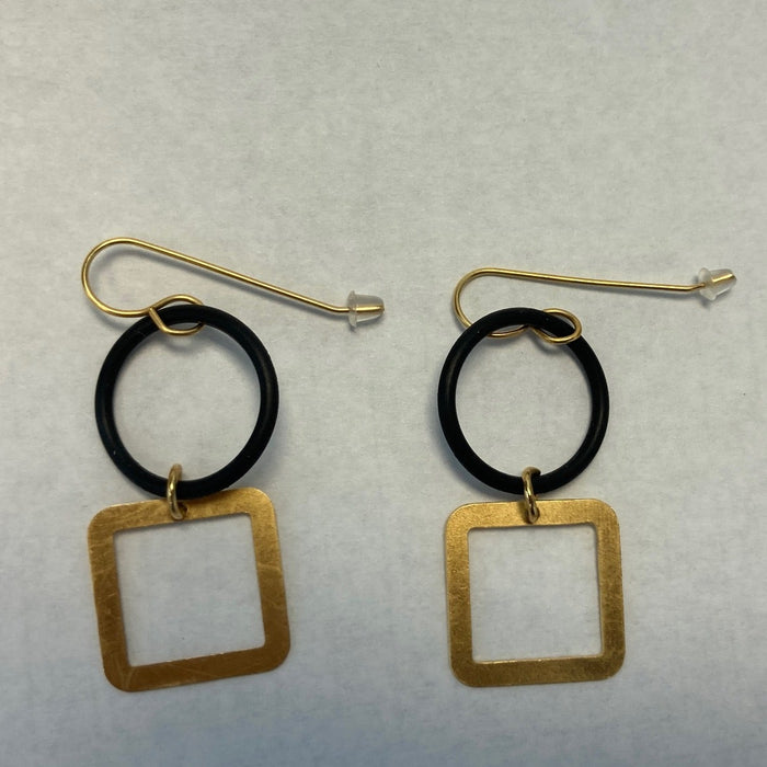 Geometric Earrings 24K Gold plated elegant classic