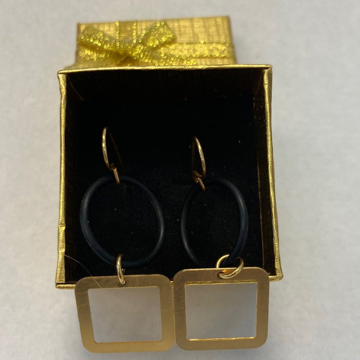 Geometric Earrings 24K Gold plated elegant classic