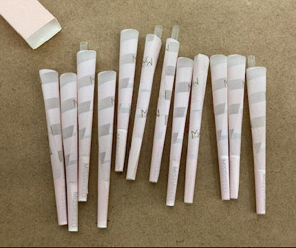 Pre Rolled Cones Pink King Size Natural Rolling Paper 12 Cones