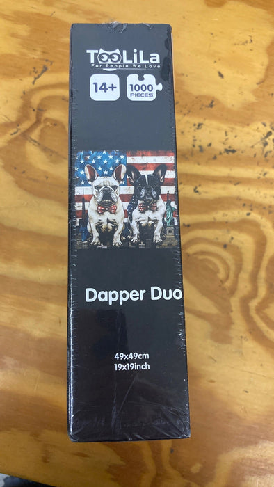 2 American dogs puzzle 1000 pieces