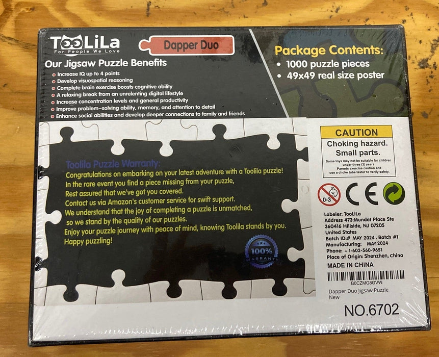 2 American dogs puzzle 1000 pieces