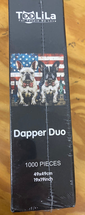 2 American dogs puzzle 1000 pieces