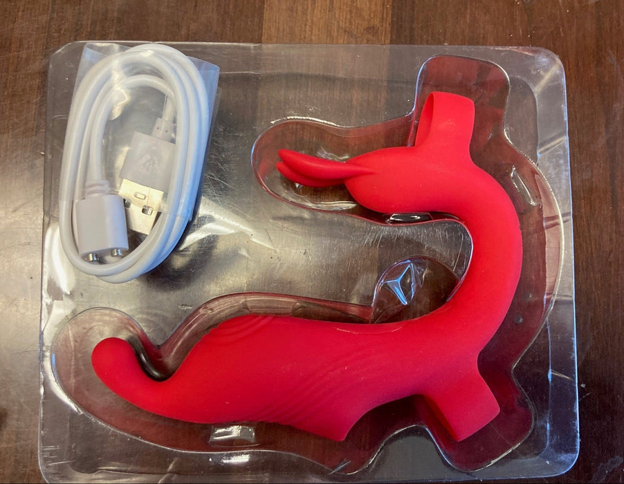 Vibration Mode Massager Powerful silicon RED