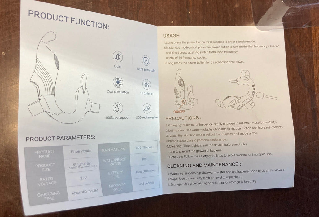 Vibration Mode Massager Powerful silicon RED