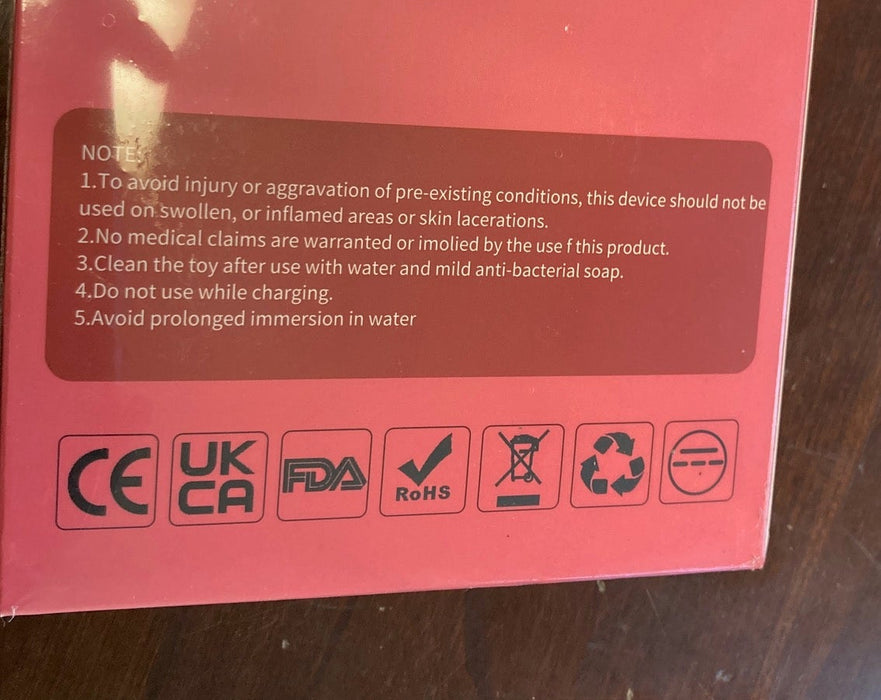 Vibration Mode Massager Powerful silicon RED