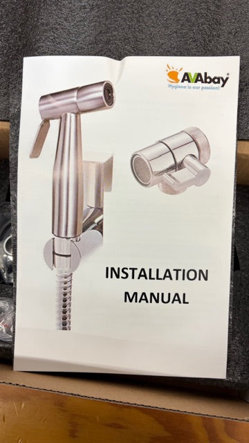 Toilet Bidet Sprayer KIT Stainless Steel Handheld Faucet Spray for Bathroom NEW!