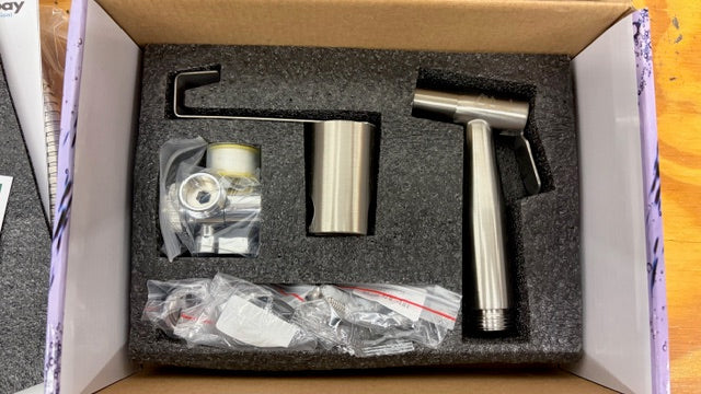 Toilet Bidet Sprayer KIT Stainless Steel Handheld Faucet Spray for Bathroom NEW!