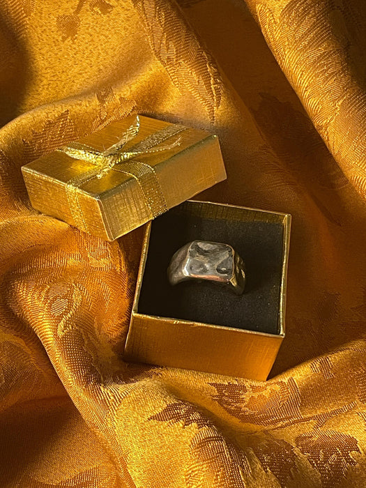 women's ring, earthy, boho, silver, magical, fairytale, mystical