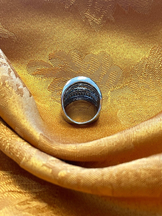 women's ring, elvish, magical, mystical, multiple bands, twisted. size 5-12