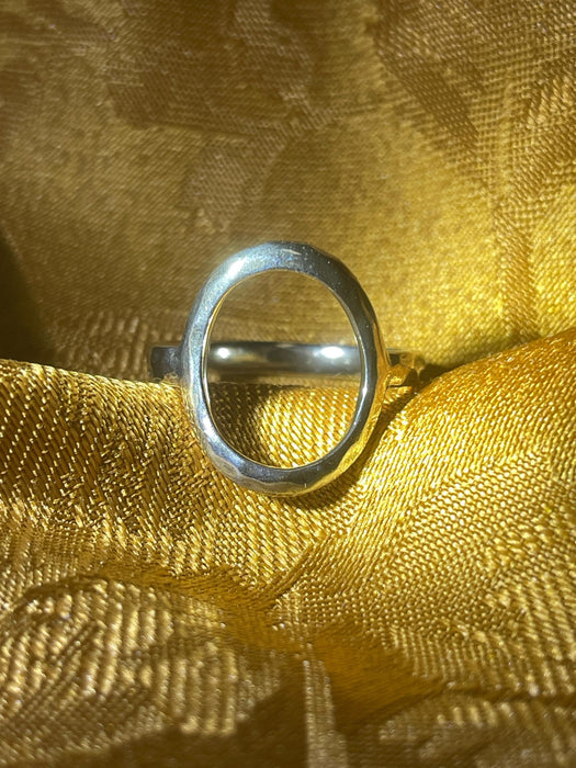 women's ring, 925 silver, oval, minimalist, magical, boho, understated, elegant